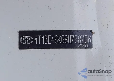 2008 Toyota Camry Le из США, поврежденный, VIN 4T1BE46K68U768706